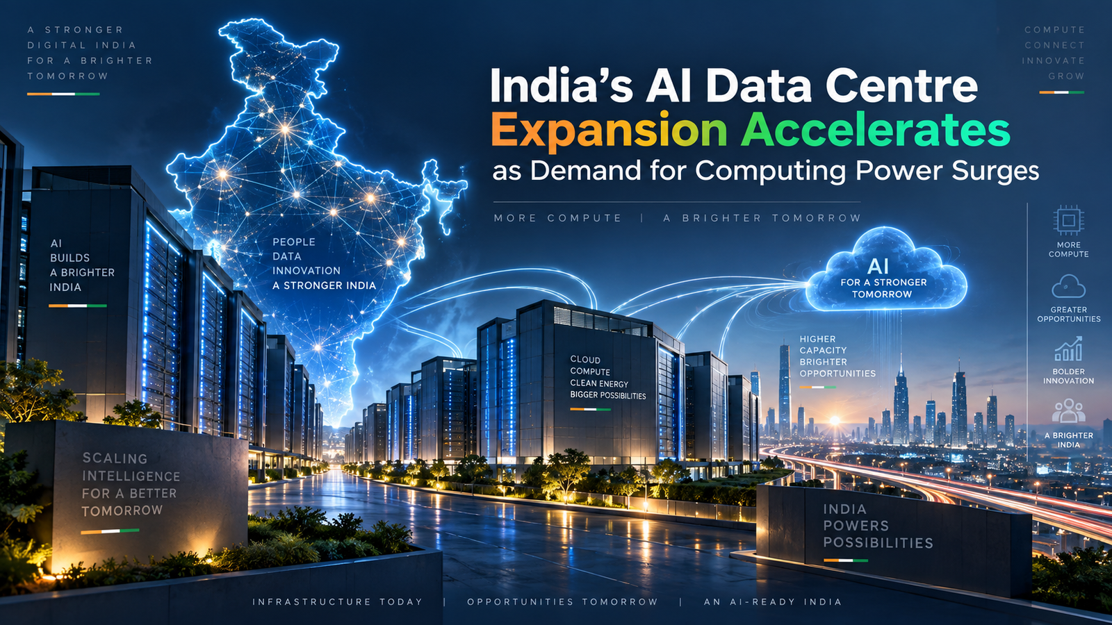India’s AI Data Centre Expansion Accelerates as Demand for Computing Power Surges